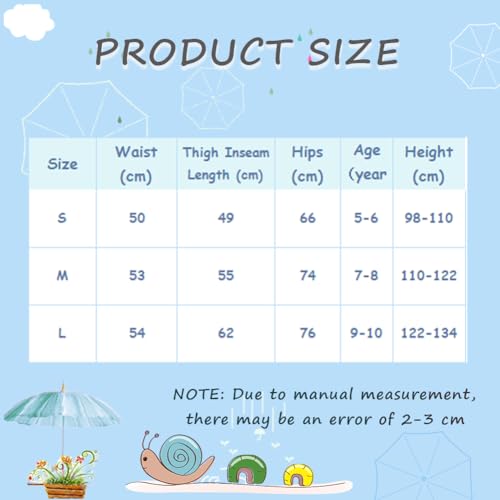 flintronic Unisex Kinder Matschhose Regenlatzhose, Wind-und wasserdichte Regenhose Regenbekleidung, M, 110-122cm