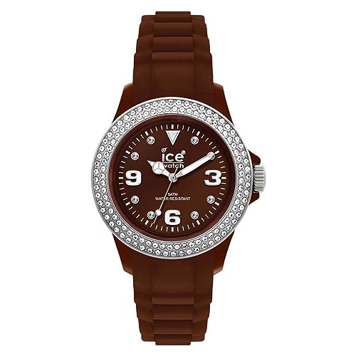 Montre femme Ice-Watch Stone Sili bracelet silicone marron cadran analogique ST.NS.U.S.10