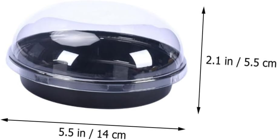 1set Transparent Pastry Cake Box Lightweight Baking Wrapping Case for Fresh Desserts for Home Restaurants Parties