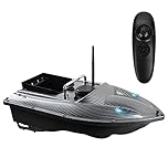 AHWZ Bait Boat for Carp Fishing – 500m Range, 1.5kg Bait Capacity, Cruise Control, Night Lights, Dual Motor, 5200mAh Battery – Ideal for Precise Bait Delivery