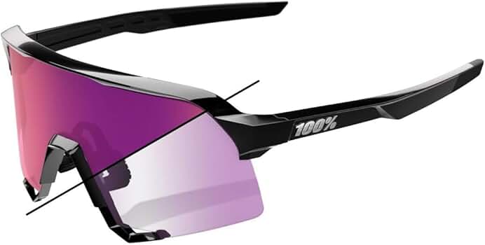 Amazon.com: S3™ Gloss Black Purple Mirror Photochromic Lens