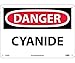 DANGER, CYANIDE, 10X14, .040 ALUM 93 Pack)