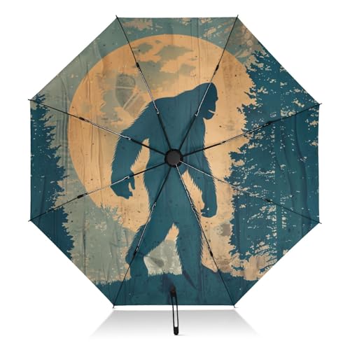 Parapluie anti-UV UPF 50+ Sasquatch résistant au vent automatique
