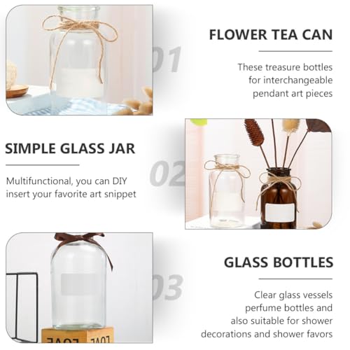 Botellas de vidrio para experimentos y románticos mensajes en botella personalizados 7