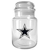 NFL Dallas Cowboys 31-Ounce Glass Candy Jar - Primary Logo