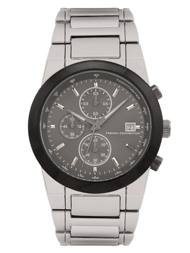 French Connection Analog Gray Dial Mens Watch-FCW11SM (B0CW9X25L4) Amazon Price History, Amazon Price Tracker