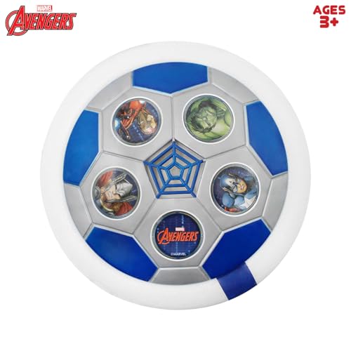 Image of SKOODLE Avengers Air Soccer Ball Non Rechargeable Battery Powered Hover Football, Indoor Electric Smart Air Football for Boys and Girls. Fun Game for Kids - for Birthday Gift