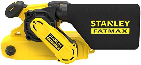 Bild 2 - STANLEY FATMAX Bandschleifer (1.010 Watt, 75 x 533 mm Schleifband, Drehzahlvorwahl, werkzeugloser Schleifbandwechsel, integrierte Staubabsaugung, inkl. Schleifband und Koffer) FMEW204K-QS
