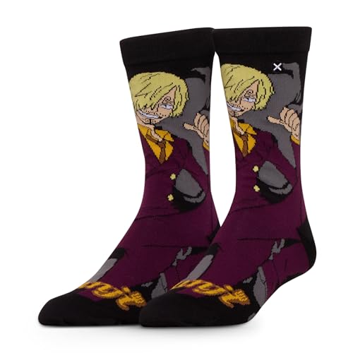 Odd Sox - Sanji One Piece Shonen Anime Manga Crew Socks Size Large