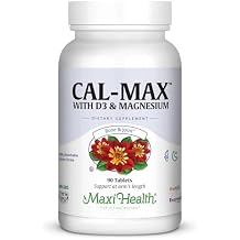 Calcium 1000 mg with Vitamin D3 400 IU and Magnesium 750 mg - Dietary Supplement for Bone, Teeth, Joint Support - for Men and Women - 90 Tablets