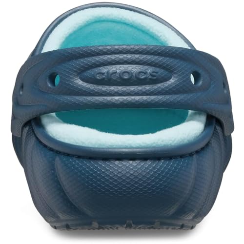 Image of Crocs Unisex Adult Classic Lined Overpuff & Geometric Fuzzy Clogs