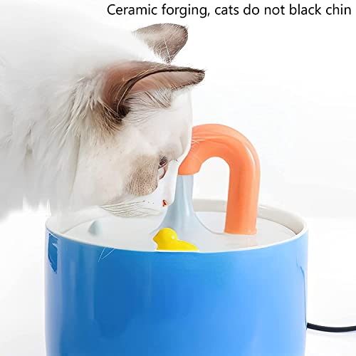 Fuente de agua cerámica automática para gatos miniatura 3