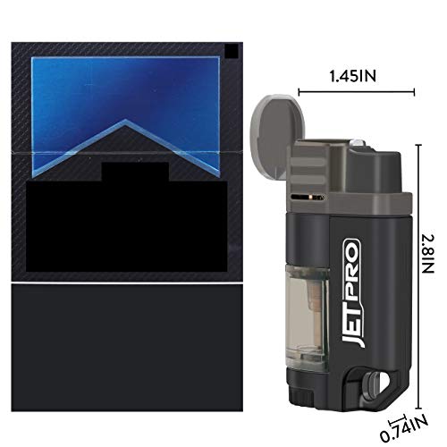 JETPRO Butane Torch Lighter 4 Jet Flames (Butane Fuel is Not Included