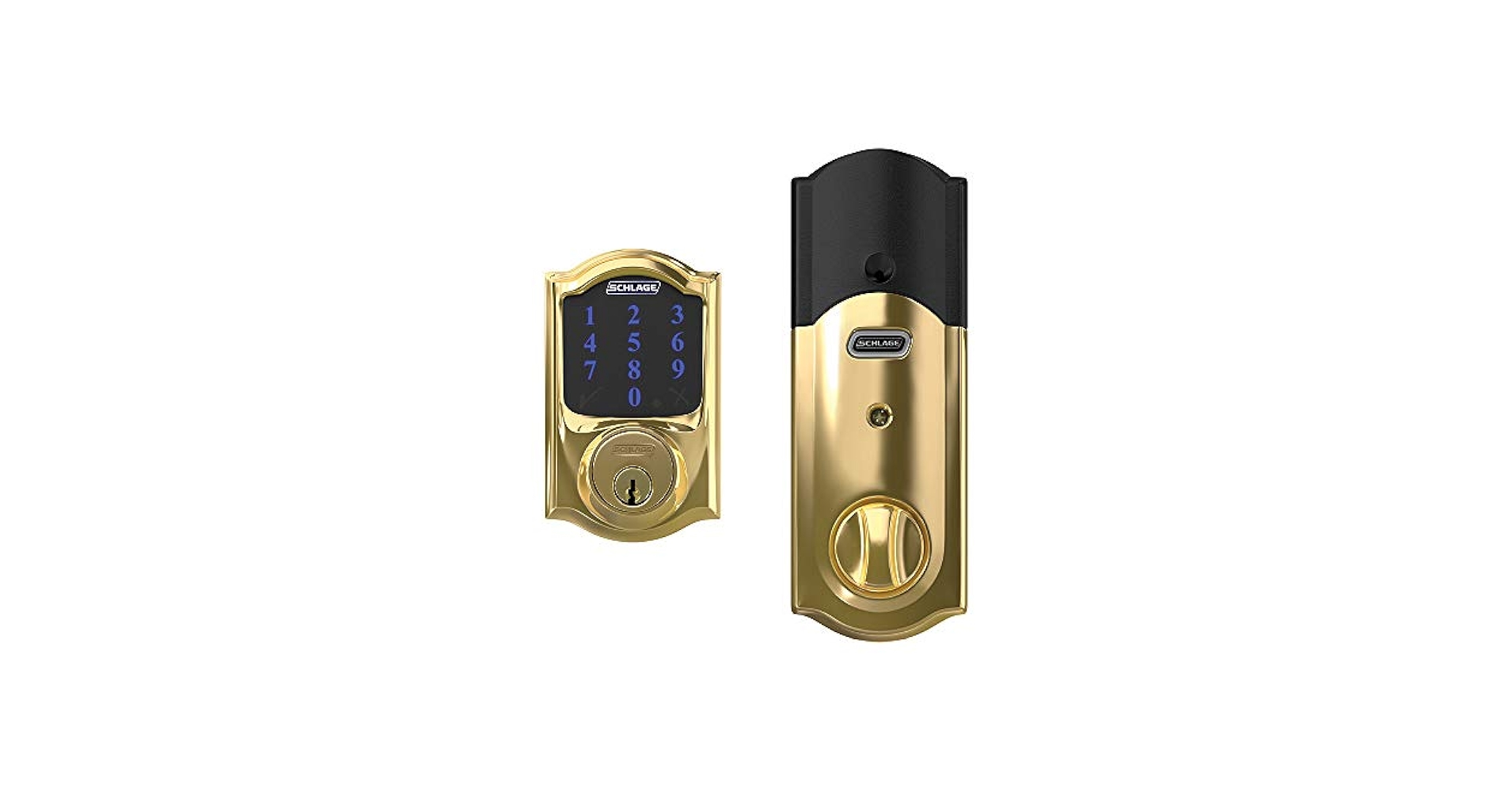 SCHLAGE BE469NX Camelot Electronic Touchscreen Deadbolt C