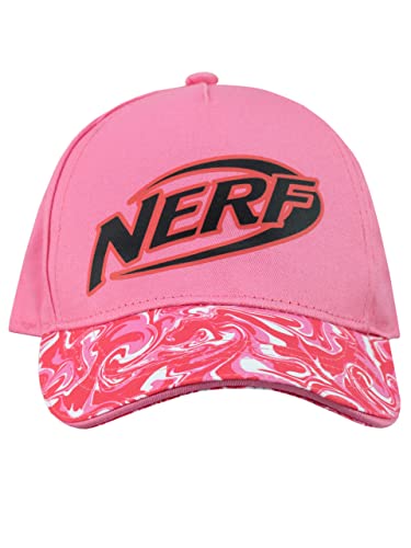 Casquette Nerf enfant rose camouflage ajustable taille unique pour fille