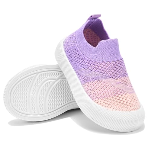 Exegawe Baby Shoes Lightweight Mesh First Walking Shoes for Boys Girls Footwear Toddler Non Slip Sneakers