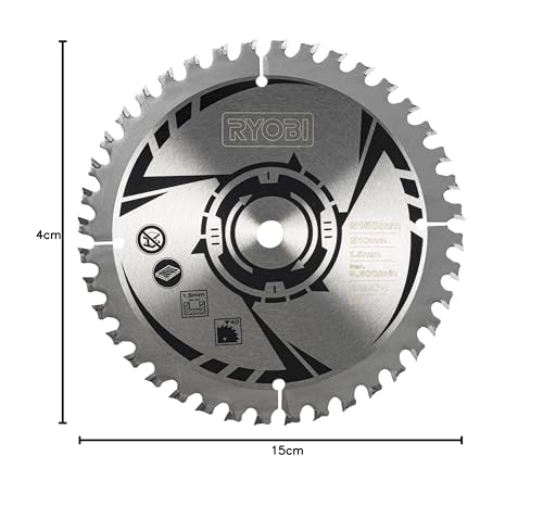 RYOBI Kreissägeblatt, 150 mm, 40 Zähne CSB150T40