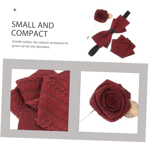 Set de Corbata de Moño y Prendedor para Hombre miniatura 5