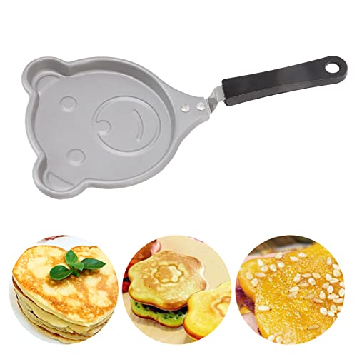 TOPINCN Mini Egg Pan, Nonstick Omelet Pan, Innovative Korean Breakfast Pot, DIY Mini Breakfast Pan, Small Egg Pancake Mold (Bear) - Image 4