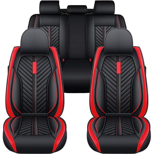 Housse siege voiture universel pour Suzuki Alto 2012-2026 cuir rouge auto