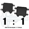 LINGQI Racing Carbon Fiber Front Number Plate for SURRON Light Bee X, Modification Upgrade Accessories for SUR Ron Light Bee Electric Bike