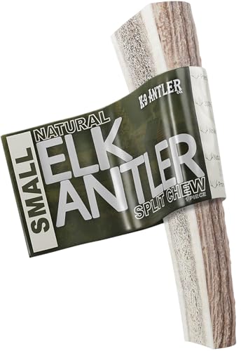 K-9 Antler Co. Elk Antlers for Dogs Small Split (4-6 Inch) Irresistible Chew USA Sourced Naturally Shed & Ethically Harvested