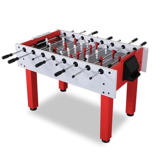 Samnuerly Kickertisch Großer Standard 8-poliger Kickertisch für Erwachsene Indoor-Fußballtisch (E)