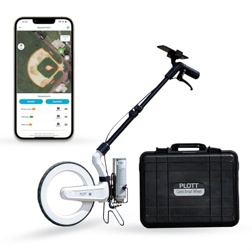 Carta Digital Map & Measuring Wheel, Sprayer attachement and Carrying Case, Connects to App for Quick Estimation and Sharing Files
