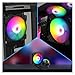 RX-134 PC Case Fan 120mm Gabinete Fans Fixed RGB Gaming Computer Gamer Cooling Ventilador(A11-pink)
