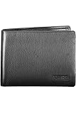 GUESS New Boston Flat Billfold, Billetera para Hombre, Negro (Black), 2x9, 8x12, 4 Centimeters (W x H x L)