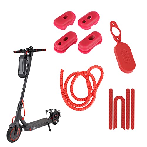 Fututech Kit de accesorios de protección para Xiaomi M365 1S Lite Essential MI3 M365 Pro Pro2   Funda protectora para Scooter eléctrico (rojo)