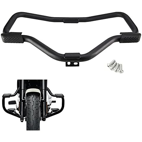 Oumurs 1-1/4" Highway Engine Guard Crash Bar Protect Compatible with Harley Sportster 883 1200 Iron XL XR 48 72 2004-2021 for Softail Seventy Two Forty Eight Heavy Duty Upper Support Mustache Cover