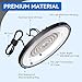 10 Pack UFO LED High Bay Light 200W, 30000 LM, 5000K Daylight, Commercial High Bay LED Shop Lights Fixture with 5' Cable US Hook for Warehouse Workshop Factory Barn Lighting
