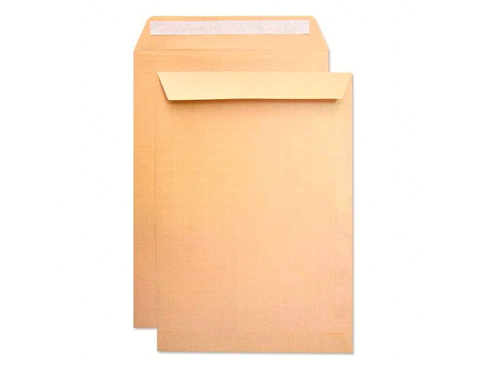 SOBRE-BOLSA REFORZ. SAM 229x324 KRAFT ARMADO 120g (SILICONA) CAJA de 100