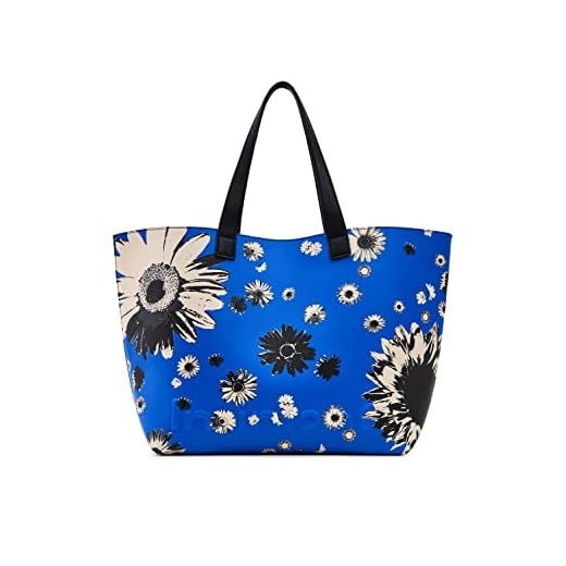 Desigual, BAG_DAISY POP_NAMIBIA REVE 5000 NAVY Donna, Blu, taglia unica