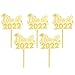 ABOOFAN 5Pcs Graduation Petit Gâteau Surmatelas 2022 Photo de Choix Gâteau sur Le Thème de Fin D' études de Fin D' études Prenant des Accessoires pour L' obtention du Diplôme D' Anniversaire