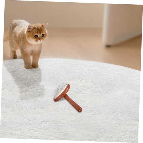 Cepillo de madera para perros para evitar nudos y caídas de pelo en Retriever 7