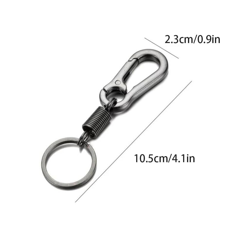 Amazon.co.jp: 壁掛けキーホルダー金属カラビナメンズ腰吊り