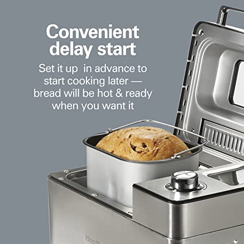 Hamilton Beach Premium Dough & Bread Maker Machine With Delay Start - image 7
