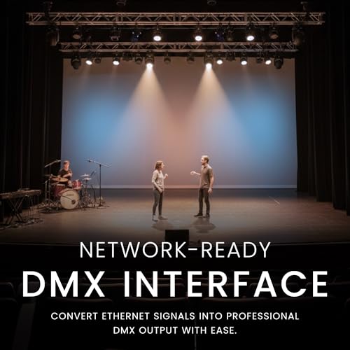Boîtier ArtNET vers DMX Chauvet DMX-AN2 interface réseau