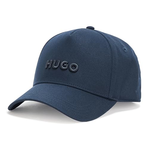 HUGO Big Logo Cotton Baseball Hat Navy Shadow PCE.