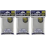 【Amazon.co.jp限定】 エポック社(EPOCH) 【3個セット】 カードスリーブ プラスチック レギュラーサイズ 66×92mm (対応サイズ64×89mm) 110枚入 ソフト 厚さ0.05㎜ カードサプライ トレカ トレーディングカード EPOCH