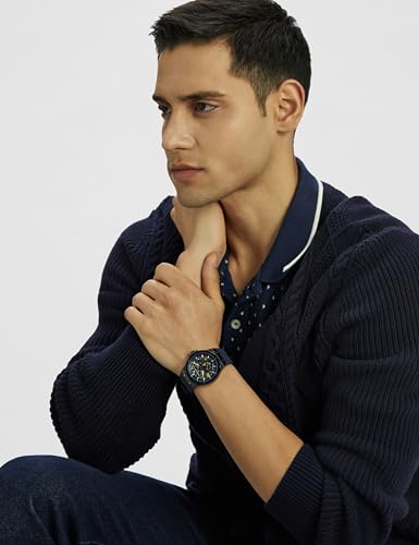 Image of Kenneth Cole Automatic Blue Dial Blue Silicone Strap Watch for Men - KCWGZ0063903MN