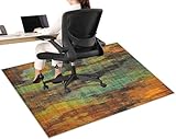 Tapis Chaise Gaming Antidérapant: Le fond du tapis pour fauteuil est en TPR, qui dispose d'une forte adhérence sur les sols et le maintient en place sans glisser. Tapis protège-sol pour chaise de bureau les doubles designs antidérapants vous permettent de pagayer librement d'un endroit à un autre. Le tapis de protection de sol reste en place, évitant tout glissement même avec des mouvements fréquents de la chaise, protégeant efficacement vos sols durs, y compris le parquet