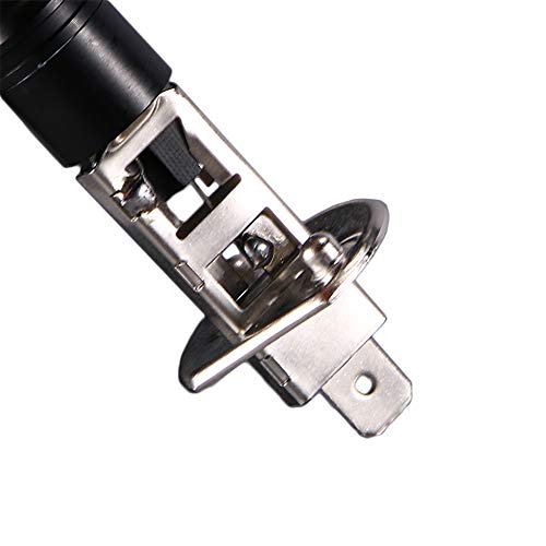 PaddSun H1 LED Fog Light Bulbs 80W 6000K White Lamp 6CSP SMD Halogen DRL Bulb Standard Replacement For High Beam Low Beam Fog Light Auto Car Vehicle (Pack of 2)