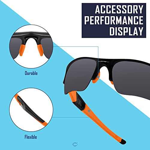 Image of SAUCER Replacement Rubber Kit for Oakley Half Jacket 2.0 OO9144 | Half Jacket 2.0 XL OO9154 Sunglass