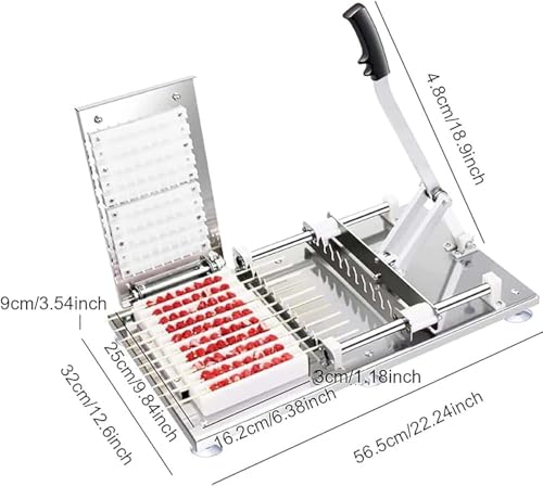 Herramienta portátil de acero inoxidable para hacer brochetas, pincho de carne rápido y fácil para barbacoa, accesorio de cocina perfecto para brochetas caseras