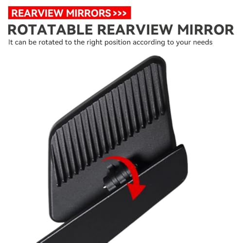 Espejo retrovisor para Ducati V4 ajustable con anclaje al manillar de moto 5