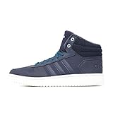 Sportschuhe adidas Damen Hoops 2.0 Mid Basketballschuhe, Blau (Trace Blue F17/Trace Blue F17/Active Teal), 36 2/3 EU (4 UK)