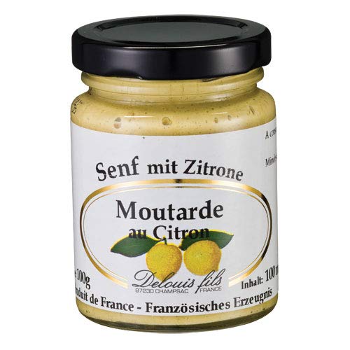 Delouis Fils - Senf mit Zitrone (Moutarde au CItron) aus Frankreich - 100 g Cover